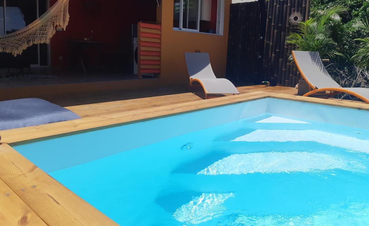 Ti Coin Relax Bungalow Vue Mer Piscine Privee سانت فرانسوا المظهر الخارجي الصورة